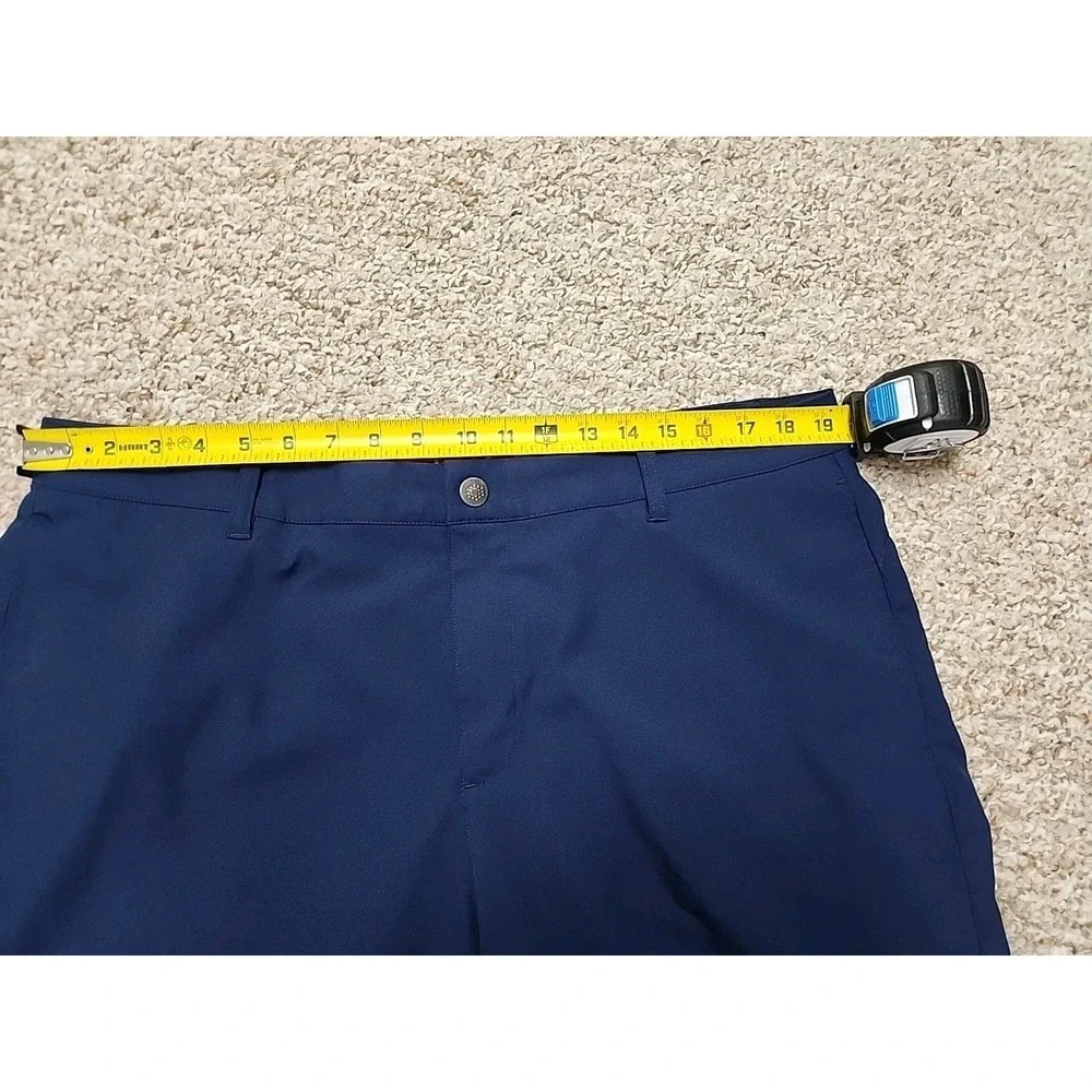 Puma Shorts Mens‎ Size 38x11 Blue Golf Casual Flat Front Chino